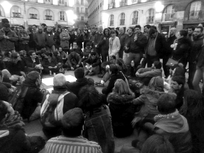 Nuit Debout Place du Bouffay à Nantes